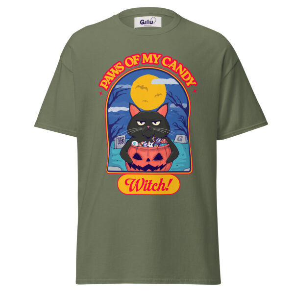 Paws Off My Candy, Witch! Unisex Classic Tee | GiluCats - Image 3