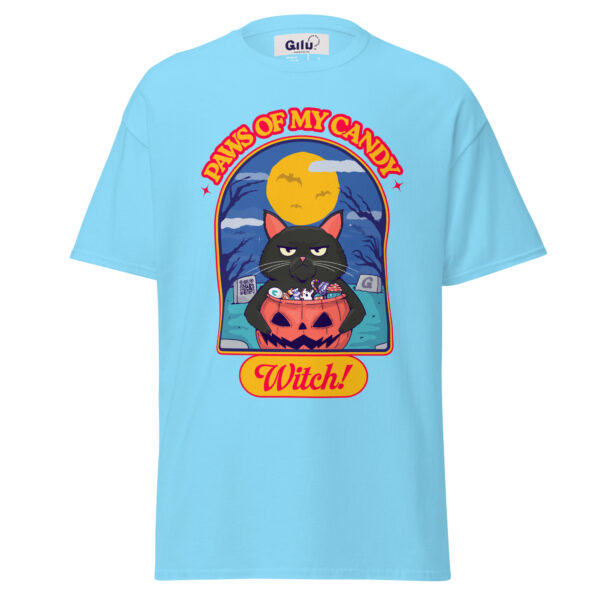 Paws Off My Candy, Witch! Unisex Classic Tee | GiluCats - Image 4