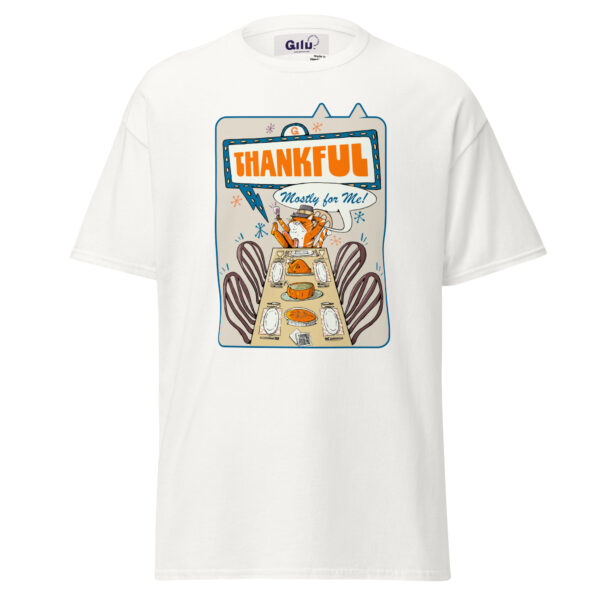 Thankful (Mostly for Me!) Cat Thanksgiving Tee – Funny Unisex T-Shirt - Image 10