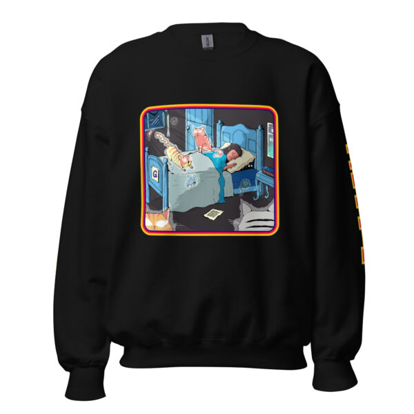 Purranormal Cativity Unisex Crew Neck Sweatshirt | Gilu - Image 2
