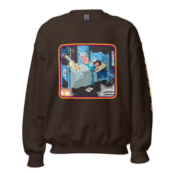Purranormal Cativity Unisex Crew Neck Sweatshirt | Gilu - Image 3
