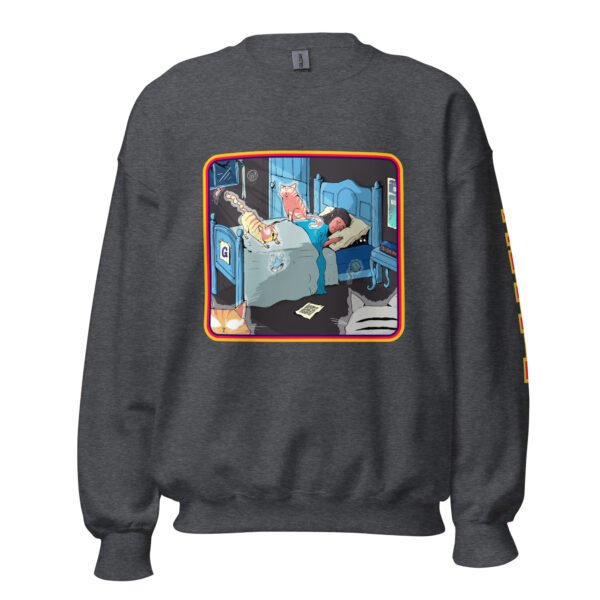 Purranormal Cativity Unisex Crew Neck Sweatshirt | Gilu - Image 4