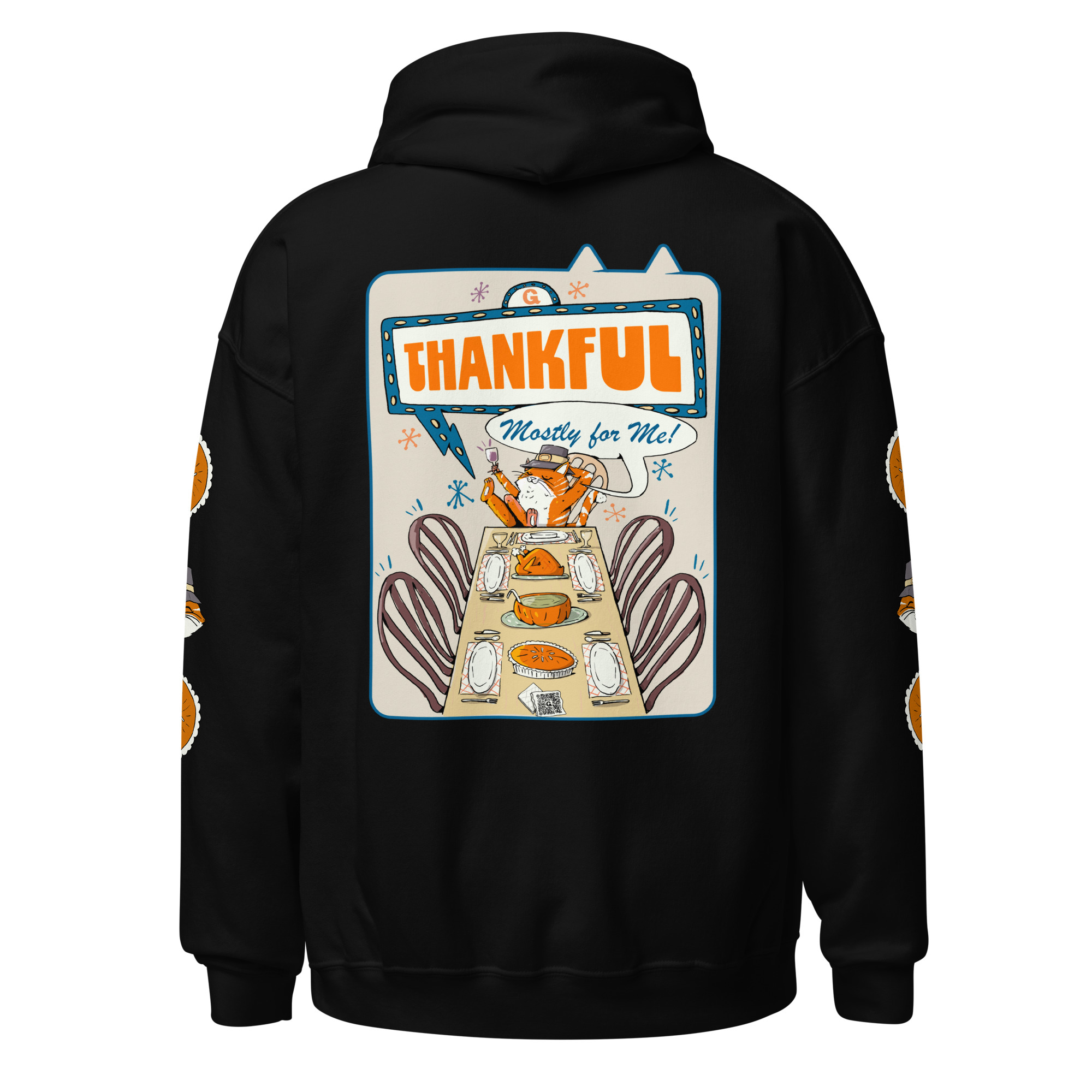 Thankful (Mostly for Me) Unisex Heavy Blend Hoodie - Image 9