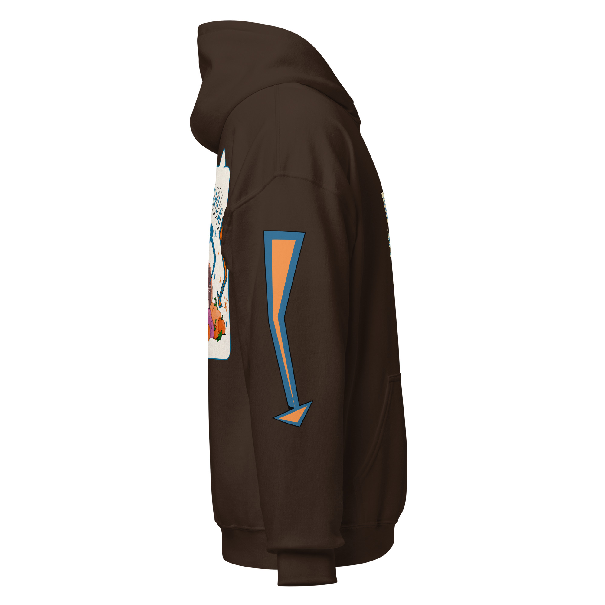 Cornucatopia “All Mine!” Cat Thanksgiving Hoodie – Funny Unisex Pullover - Image 30