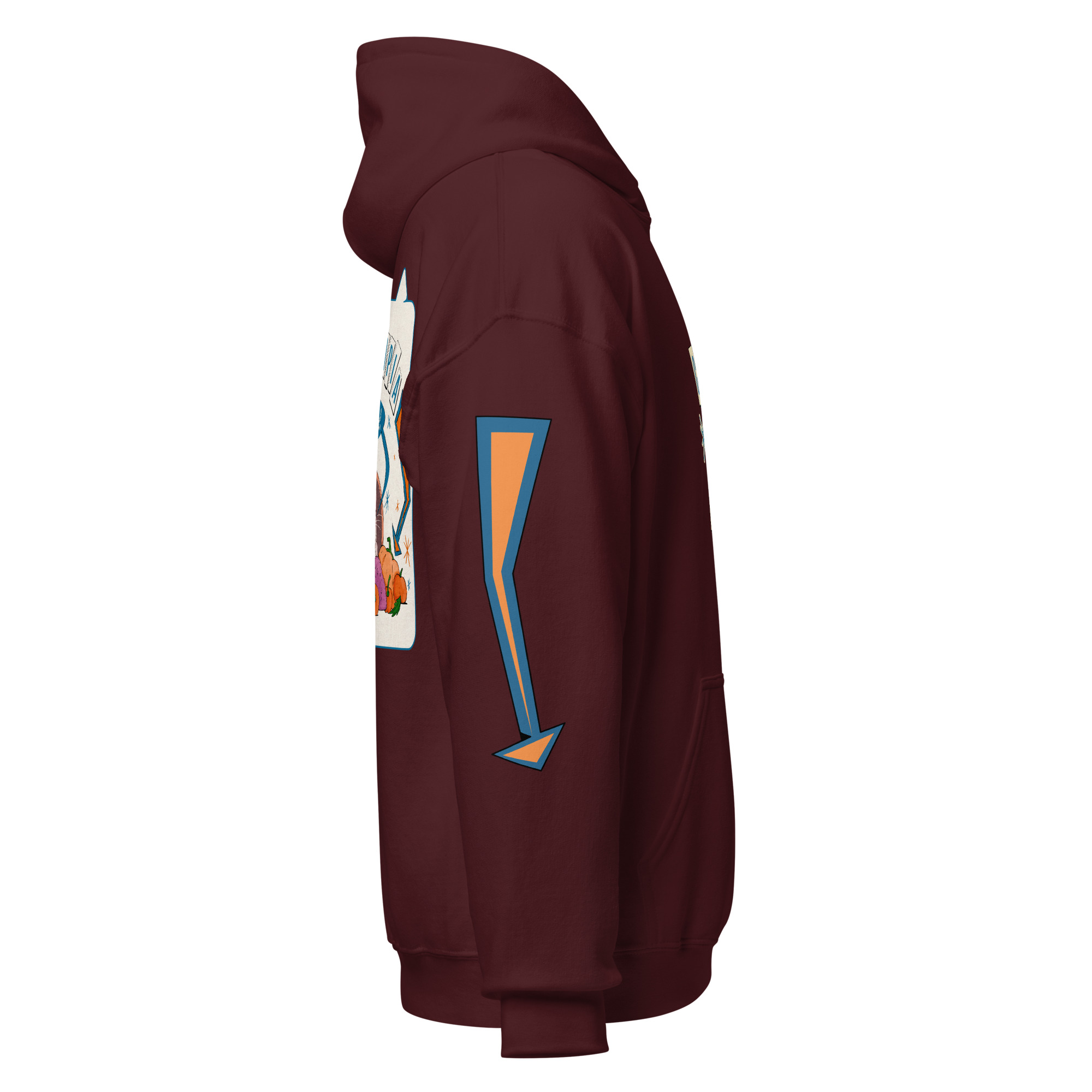 Cornucatopia “All Mine!” Cat Thanksgiving Hoodie – Funny Unisex Pullover - Image 29