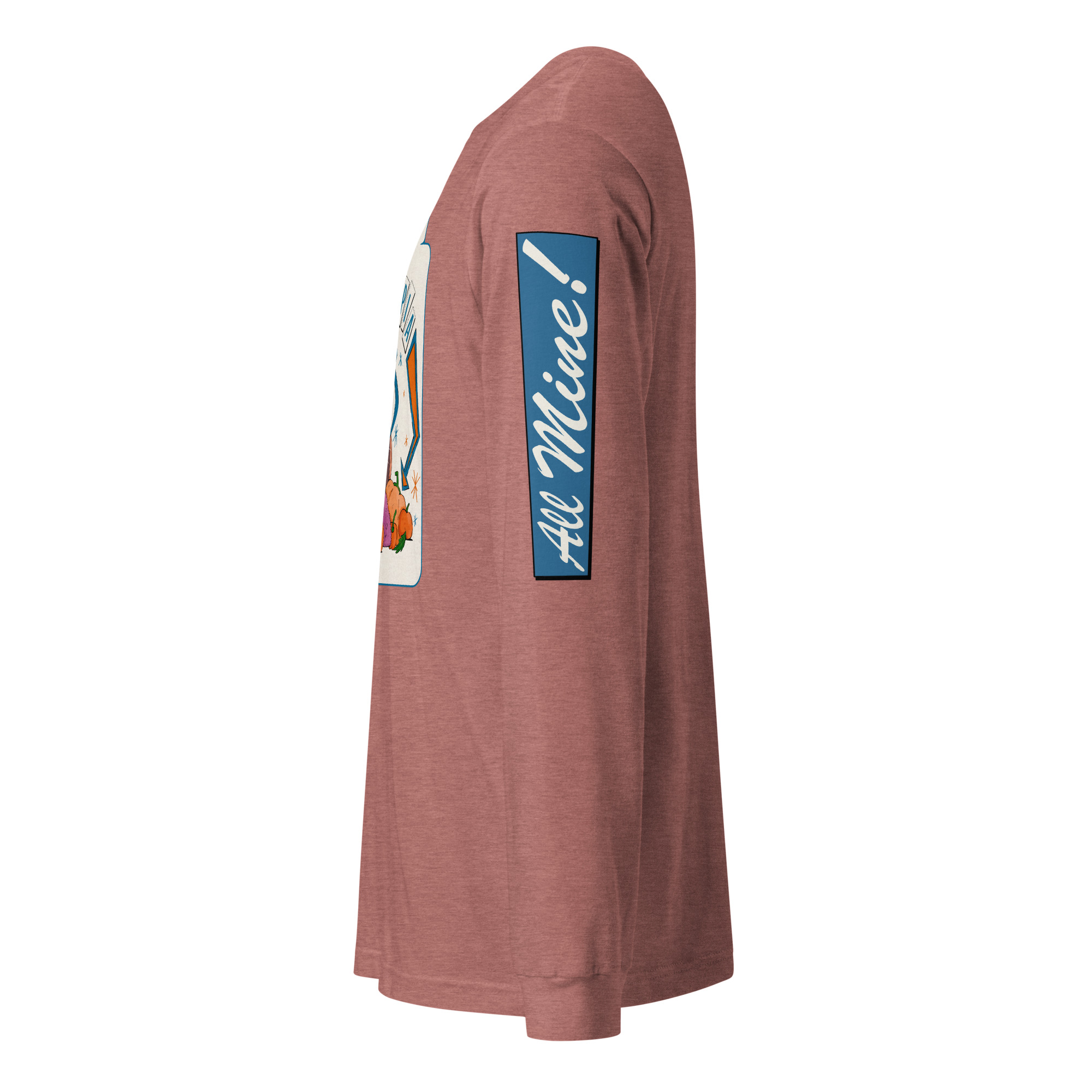 CornuCATopia “All Mine!” Cat Long Sleeve Tee – Funny Thanksgiving Shirt - Image 14
