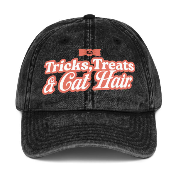 Tricks, Treats & Cat Hair Vintage Cap | GiluCats