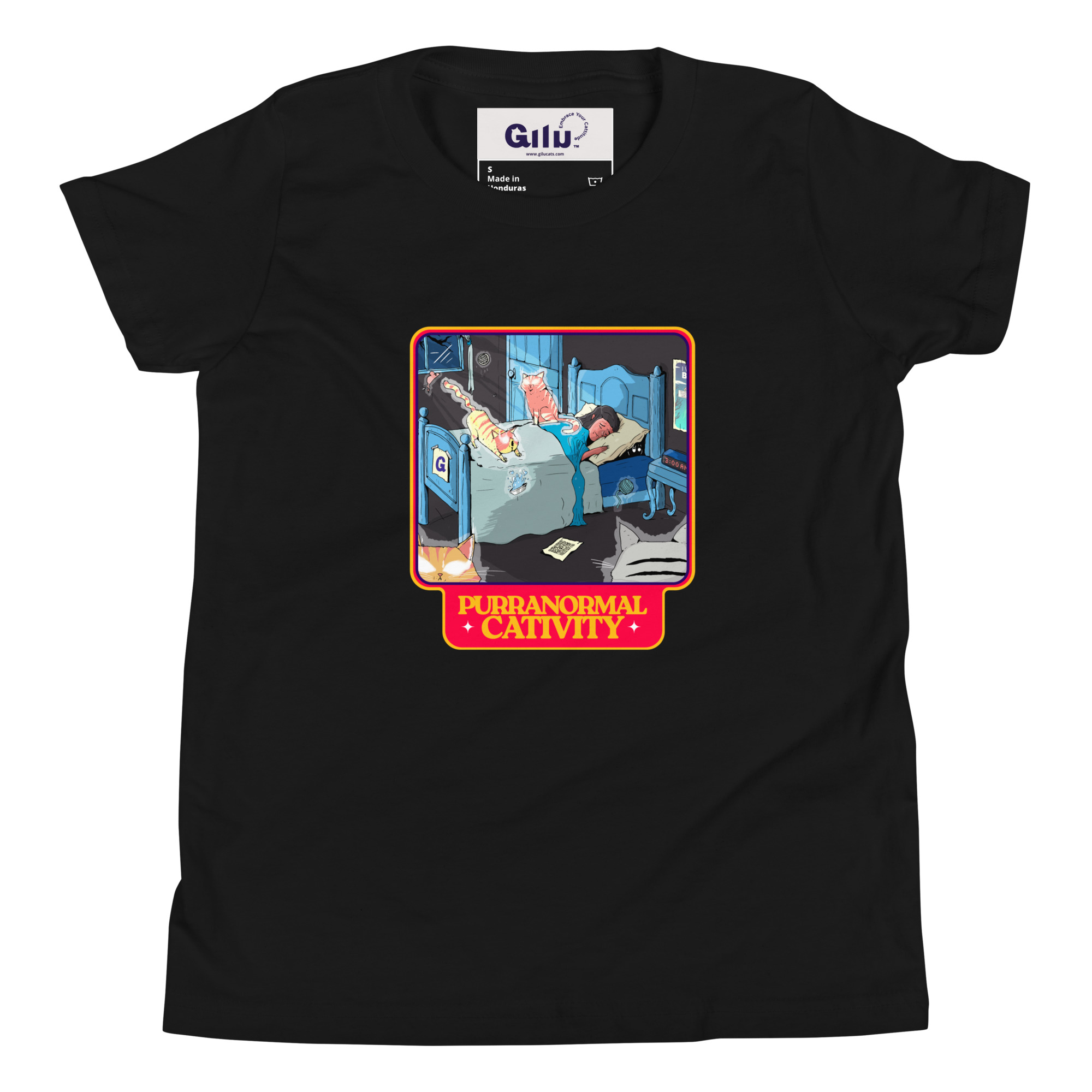 Purranormal Cativity Youth Tee | Gilu - Image 2
